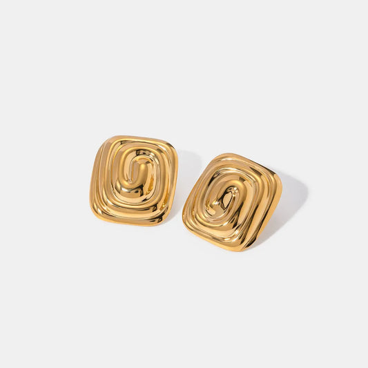 Stainless Steel Stud Earrings | Simple & Durable